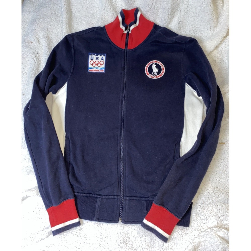 Polo Ralph Lauren Vintage Women's‎ Team USA 2010 Vancouver Medium Zip Up Jacket